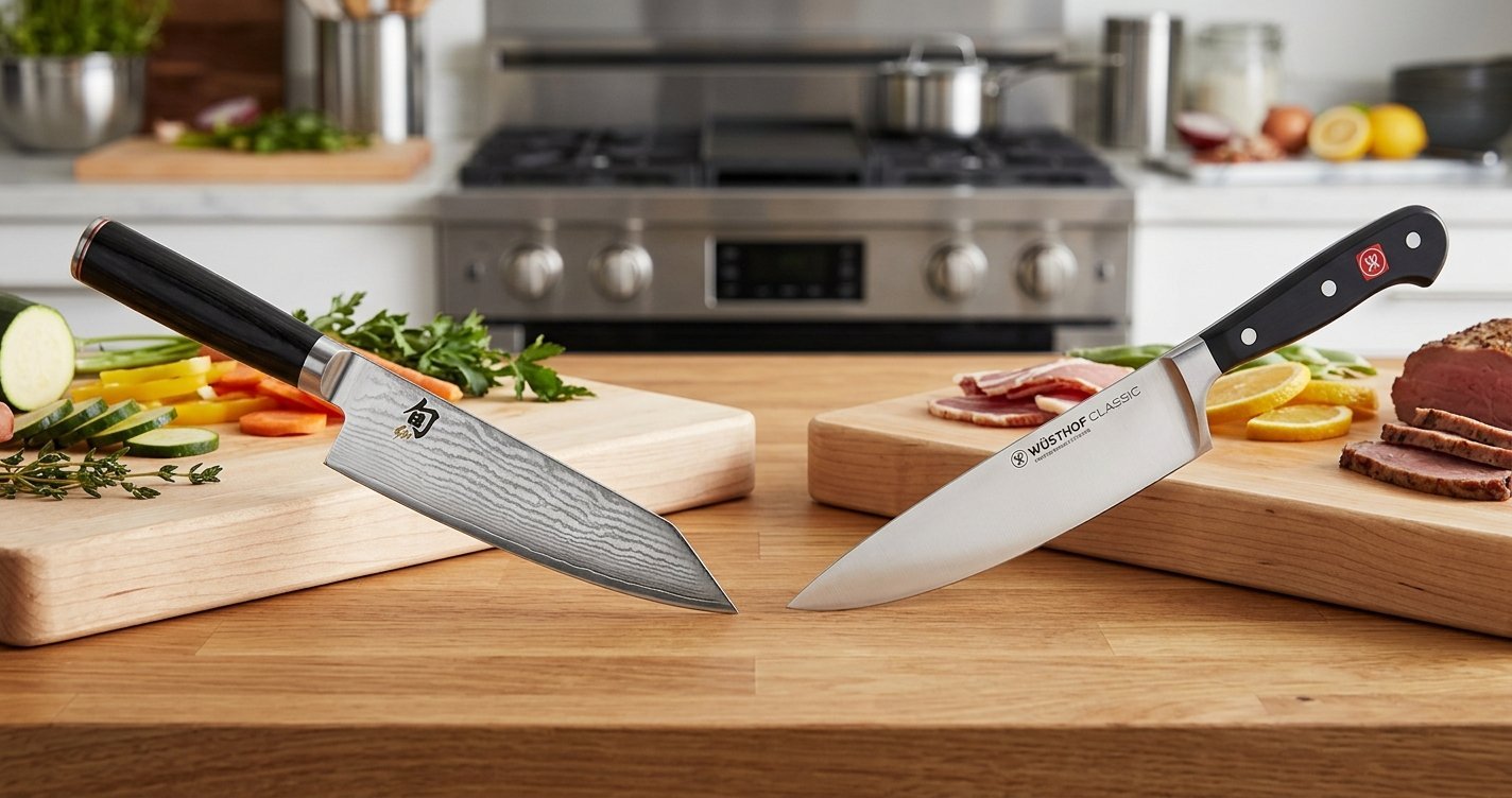Shun Classic Knives vs. Wüsthof Classic Knives: Which Is Better?