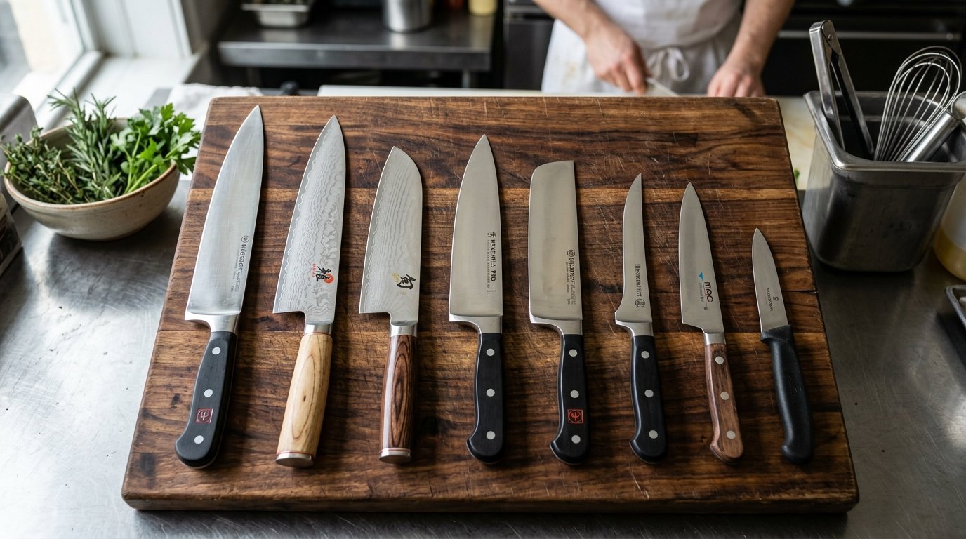 Types of Kitchen Knives: Names, Uses, and What You Need